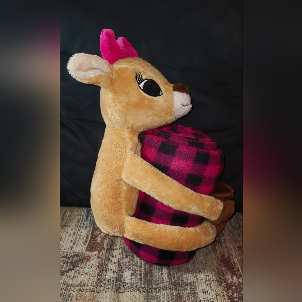Clarice (Rudolph) Plush Throw - Picture 2 of 3